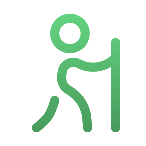 Hiking Generic gradient outline icon