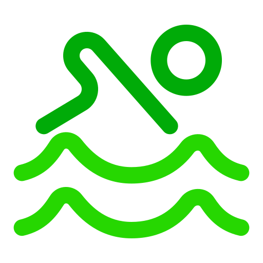 pływanie Generic color outline ikona