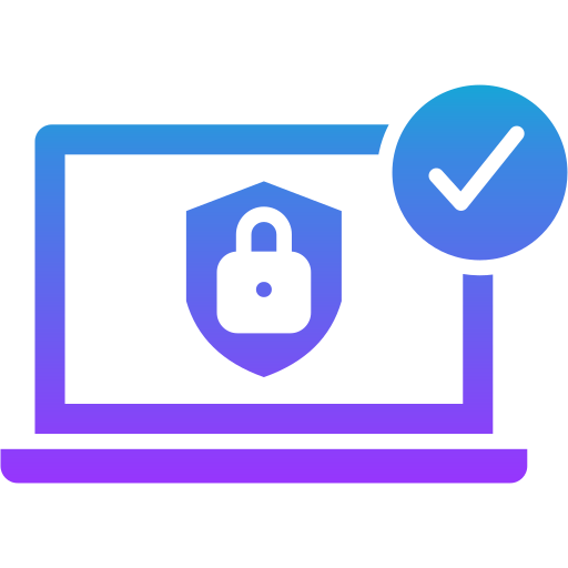 laptop-sicherheit Generic gradient fill icon