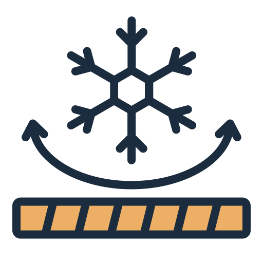 sneeuwbestendige stof Generic color lineal-color icoon