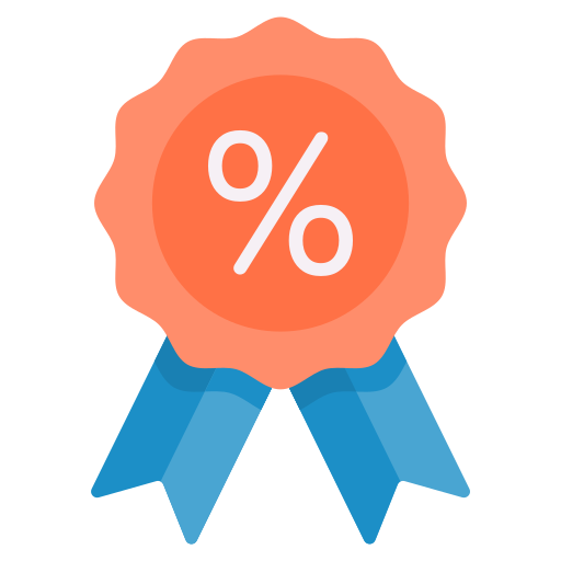 Discount badge Generic color fill icon
