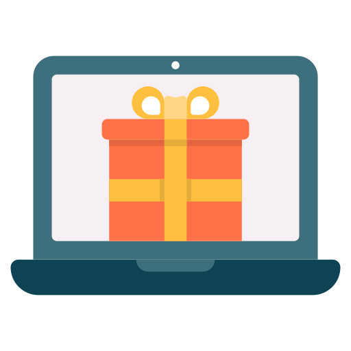 Online gift Generic color fill icon