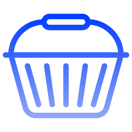 Basket Generic gradient outline icon