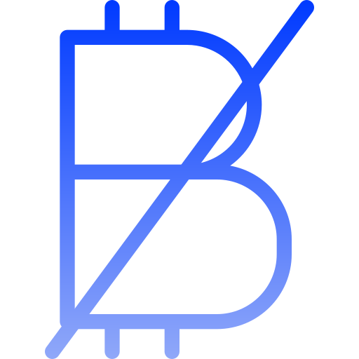 ビットコイン Generic gradient outline icon