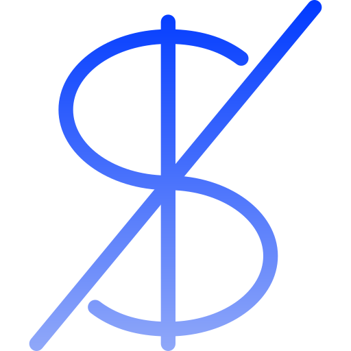 dollar Generic gradient fill icon