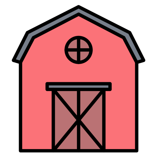 Barn Generic color lineal-color icon