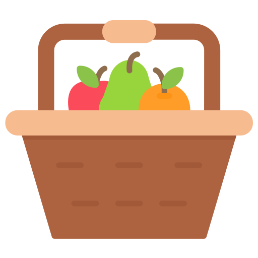 owoce i warzywa Generic color fill ikona