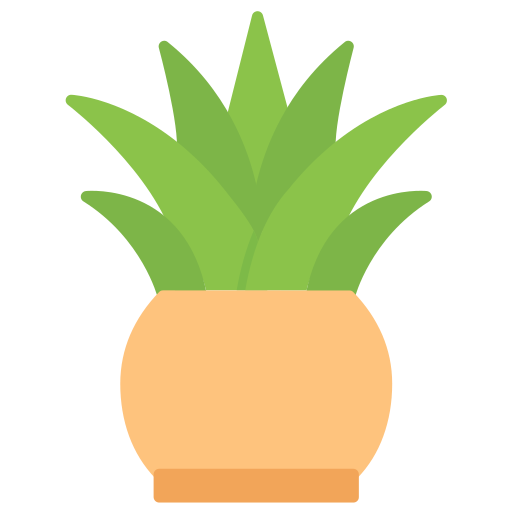 plantenpot Generic color fill icoon