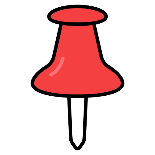 Pushpin Generic color lineal-color icon