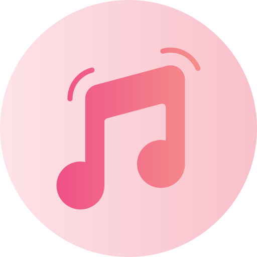 Music Generic gradient fill icon