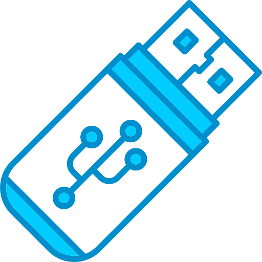 usb laufwerk Generic color lineal-color icon