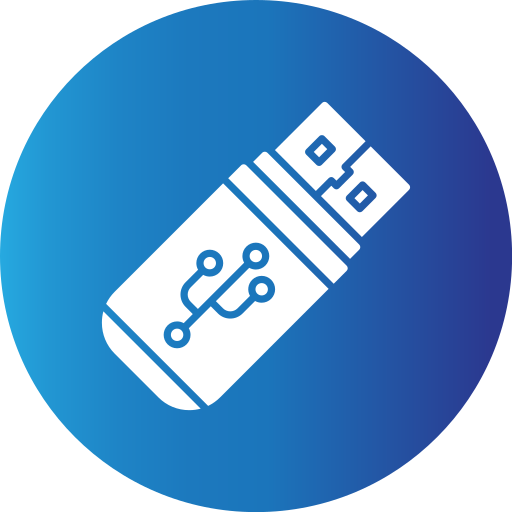 Usb drive Generic gradient fill icon