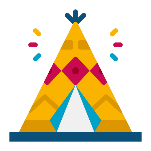 Wigwam Generic color fill icon