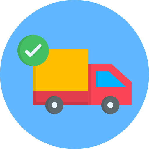 ciężarówka towarowa Generic color fill ikona