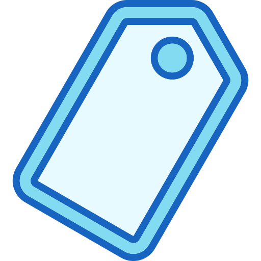 Tag Generic color lineal-color icon