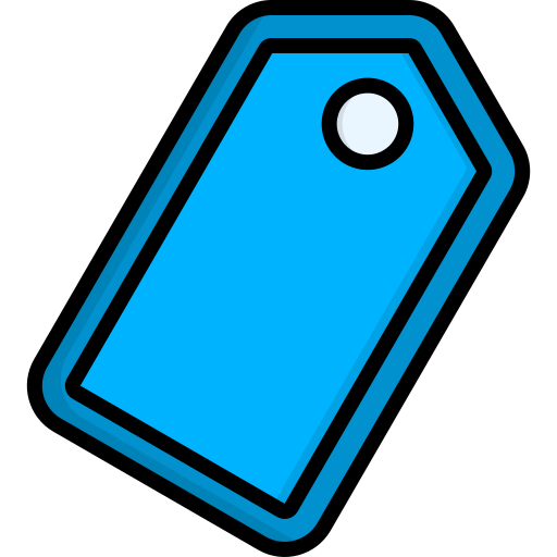 꼬리표 Generic color lineal-color icon