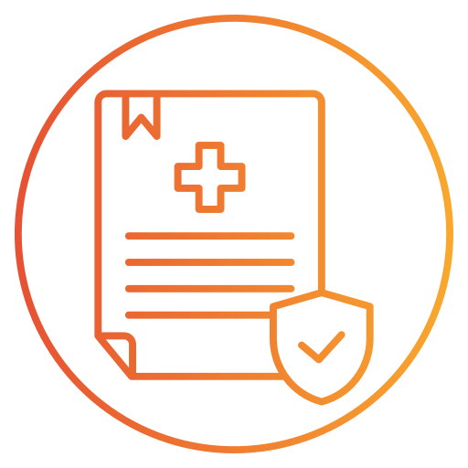 Medical insurance Generic gradient outline icon