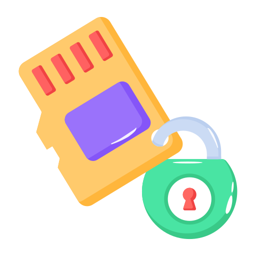 Sd card Generic color fill icon