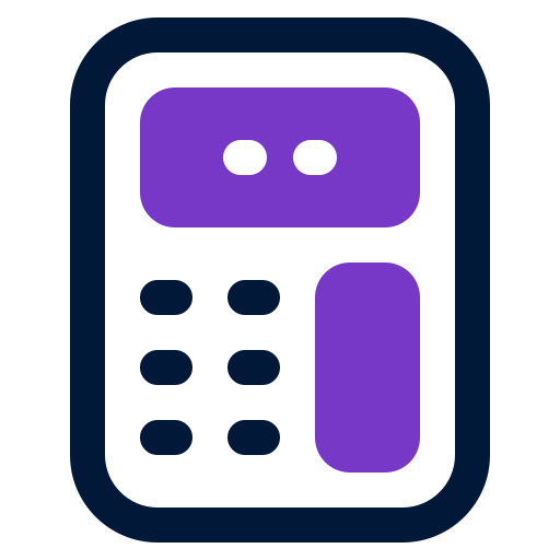 Calculator Yogi Aprelliyanto Bold Duotone icon