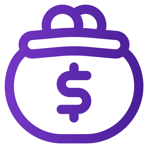 Coin purse Generic gradient outline icon