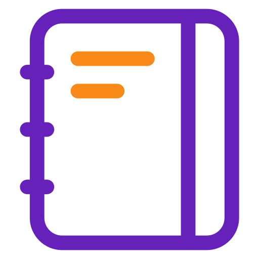 Diary Generic color outline icon