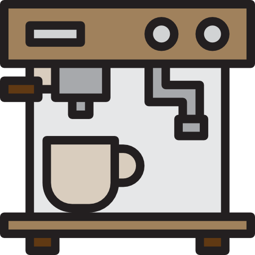 Coffee mug Catkuro Lineal Color icon