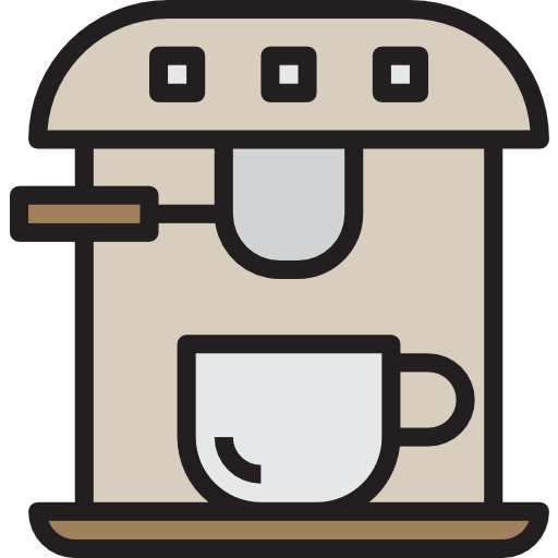 kaffeemaschine Catkuro Lineal Color icon