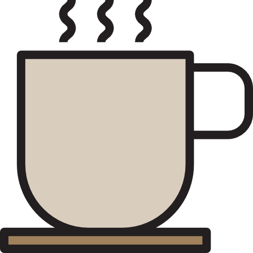 filiżanka kawy Catkuro Lineal Color ikona