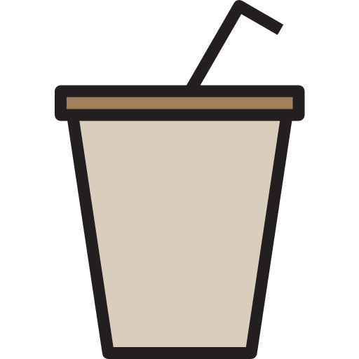 Paper cup Catkuro Lineal Color icon