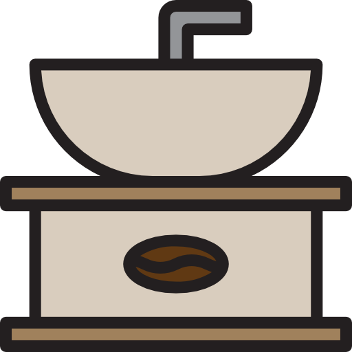 kaffeemühle Catkuro Lineal Color icon