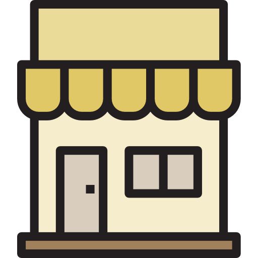 Кофейный магазин Catkuro Lineal Color иконка