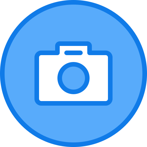 fotocamera Justicon Blue icoon