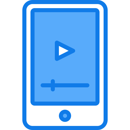 video speler Justicon Blue icoon