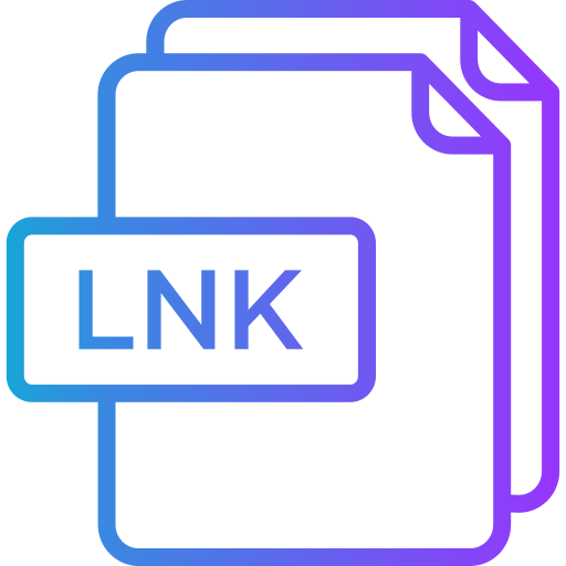 link Generic gradient outline icona