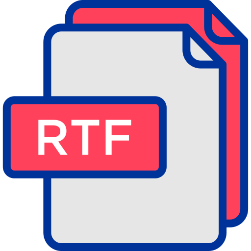 Rtf Generic color lineal-color icon