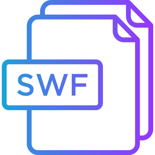Swf Generic gradient outline icon
