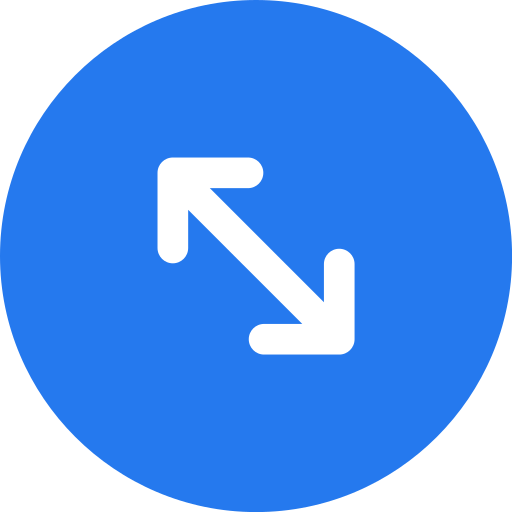 Diagonal arrow Generic color fill icon