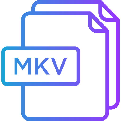 mkv Generic gradient outline icoon