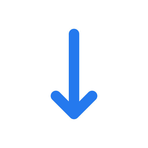strzałka w dół Generic color outline ikona