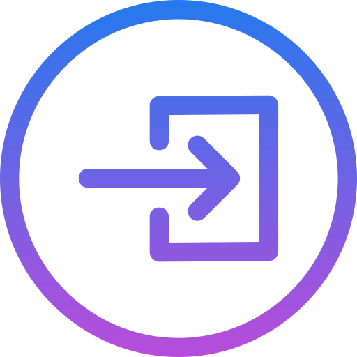 anmeldung Generic gradient outline icon