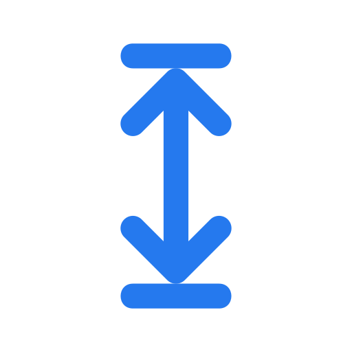 Up and down arrow Generic color outline icon