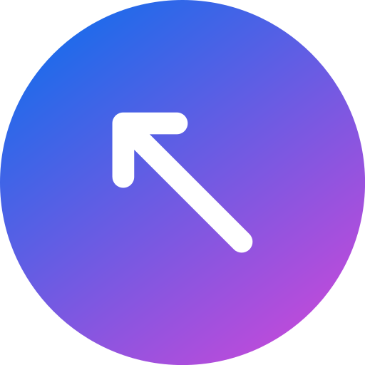 左上矢印 Generic gradient fill icon