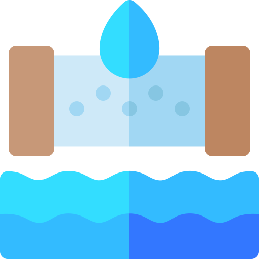 filtro de agua Basic Rounded Flat icono