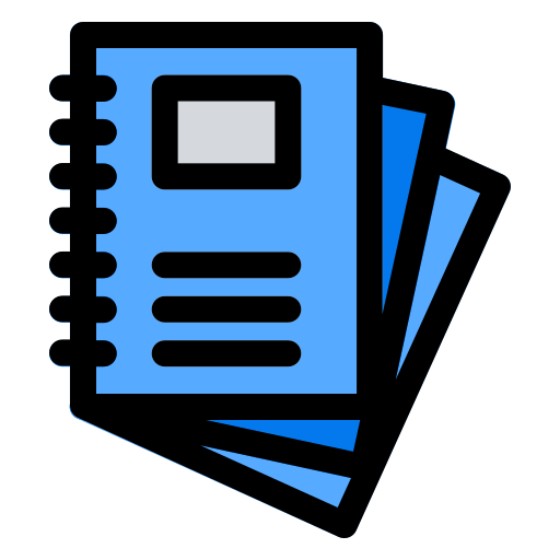 cuadernos Generic color lineal-color icono