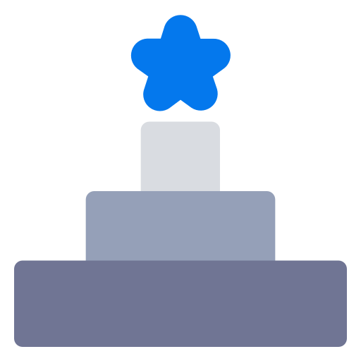podium Generic color fill ikona