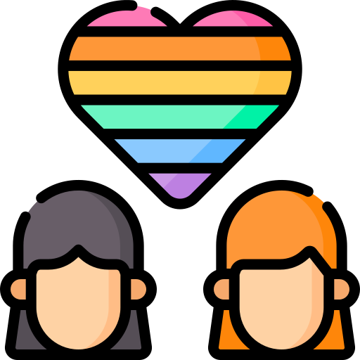 Lesbian Special Lineal color icon