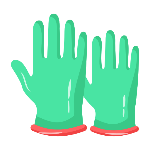 handschoenen Generic color fill icoon