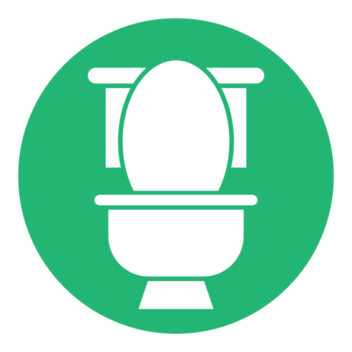 toilette Generic color fill icona