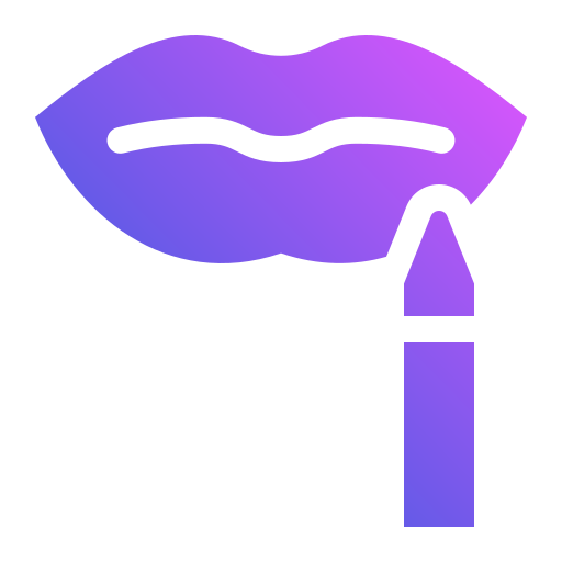 Lip liner Generic gradient fill icon