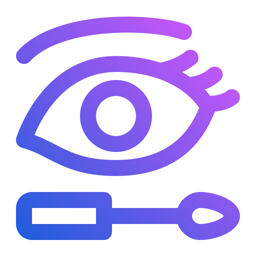 eye-liner Generic gradient outline Icône